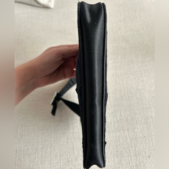 Vintage Gucci Pony Hair Mini Black Satin Jackie | Tom Ford Era - Picture 4 of 11